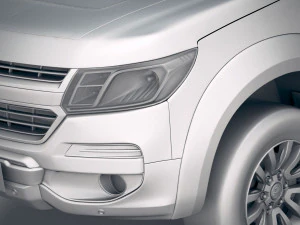 Holden Colorado Doublecab 2020 3D Model
