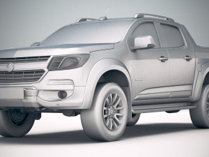 Holden Colorado Doublecab 2020 Modelo 3D