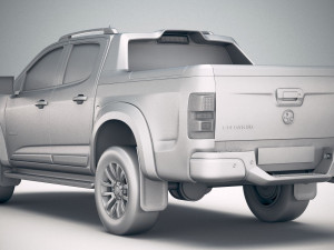 Holden Colorado Doublecab 2020 Modelo 3D