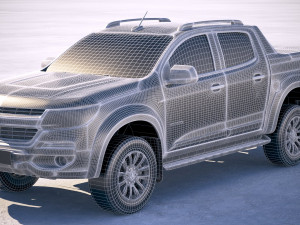 Holden Colorado Doublecab 2020 Modelo 3D