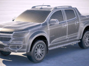 Holden Colorado Doublecab 2020 3D Model