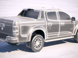 Holden Colorado Doublecab 2020 Modelo 3D