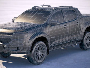 Holden Colorado Doublecab 2020 3D Model
