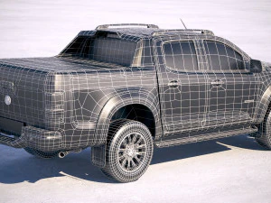 Holden Colorado Doublecab 2020 3D Model