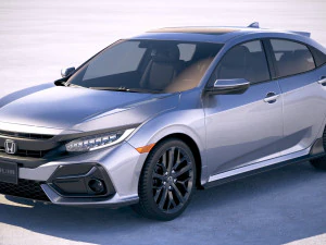 Honda Civic Hatchback 2020 3D Model