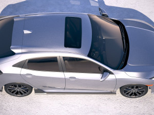 Honda Civic Hatchback 2020 Modello 3D