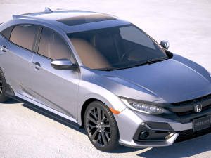 Honda Civic Hatchback 2020 Modello 3D
