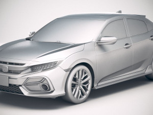 Honda Civic Hatchback 2020 Modello 3D
