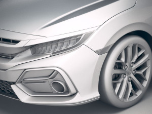 Honda Civic Hatchback 2020 Modello 3D