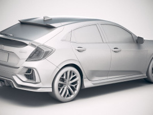 Honda Civic Hatchback 2020 Modello 3D