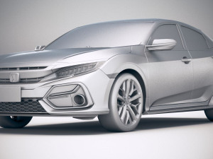 Honda Civic Hatchback 2020 Modello 3D
