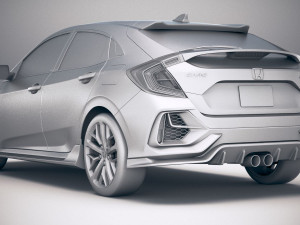 Honda Civic Hatchback 2020 Modello 3D