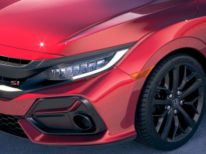 Honda Civic Si Coupe 2020 3D Model