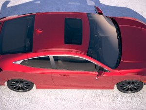 Honda Civic Si Coupe 2020 3D Model