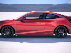 Honda Civic Si Coupe 2020 3D Model