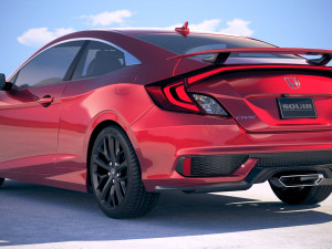 Honda Civic Si Coupe 2020 3D Model