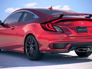 Honda Civic Si Coupe 2020 3D Model