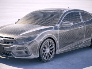 Honda Civic Si Coupe 2020 3D Model