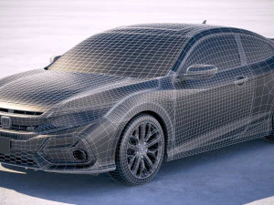 Honda Civic Si Coupe 2020 3D Model