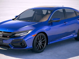 Honda Civic Si Sedan 2020 3D Model