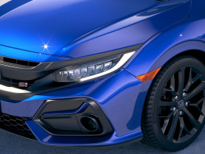 Honda Civic Si Sedan 2020 3D Модель