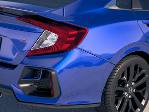 Honda Civic Si Sedan 2020 3D Модель