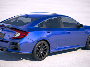 Honda Civic Si Sedan 2020 3D Модель