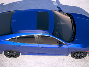 Honda Civic Si Sedan 2020 3D Модель