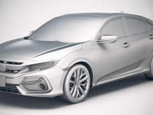 Honda Civic Si Sedan 2020 3D Модель