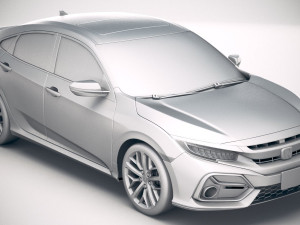 Honda Civic Si Sedan 2020 3D Модель