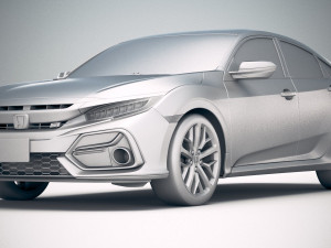 Honda Civic Si Sedan 2020 3D Модель