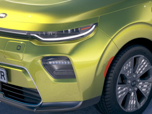 Kia Soul EV 2020 Modelo 3D