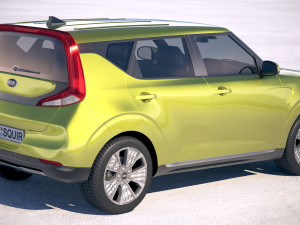 Kia Soul EV 2020 Modelo 3D