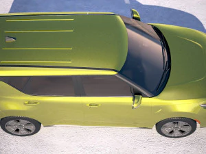 Kia Soul EV 2020 3D Model