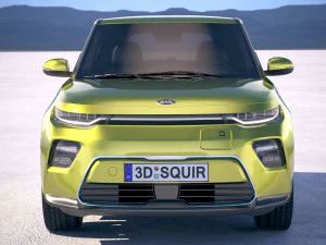 Kia Soul EV 2020 3D Model