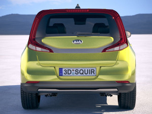 Kia Soul EV 2020 Modelo 3D