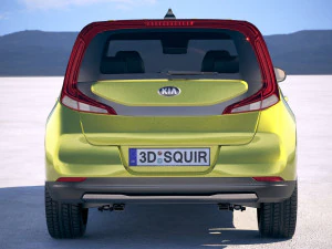 Kia Soul EV 2020 3D Model