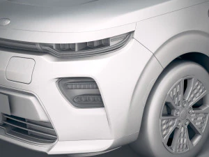 Kia Soul EV 2020 3D Model