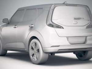 Kia Soul EV 2020 Modelo 3D
