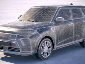 Kia Soul EV 2020 3D Model