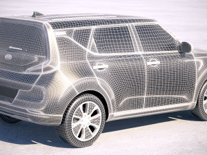 Kia Soul EV 2020 Modelo 3D