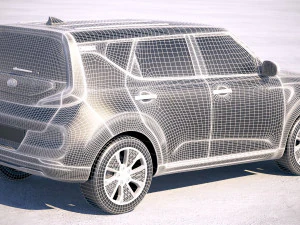 Kia Soul EV 2020 3D Model