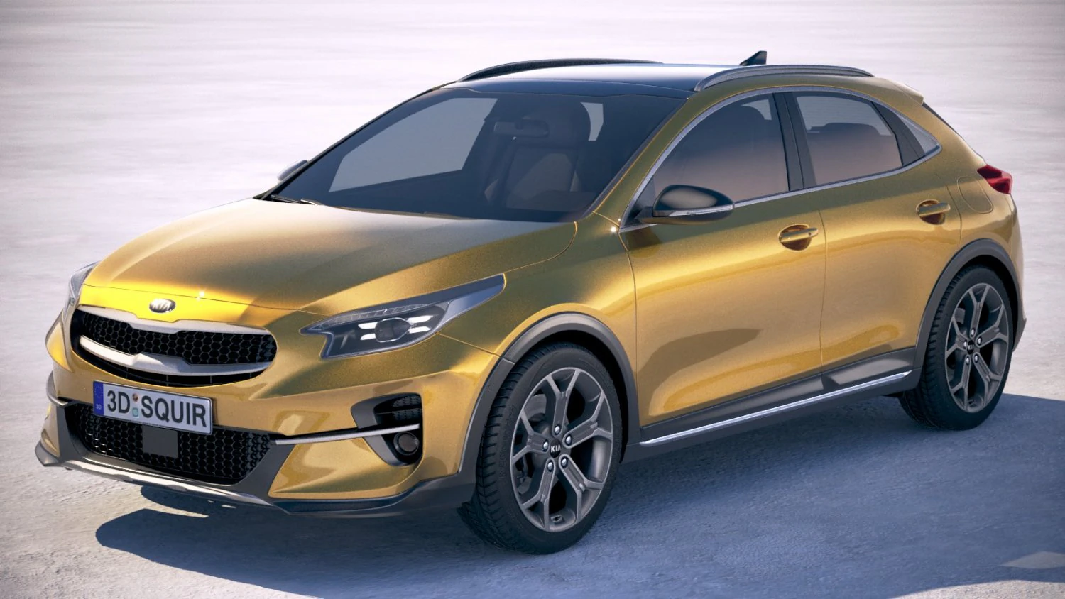 Kia Xceed 2020 3D Model .c4d .max .obj .3ds .fbx .stl .blend 