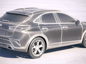 Kia Xceed 2020 3D Model