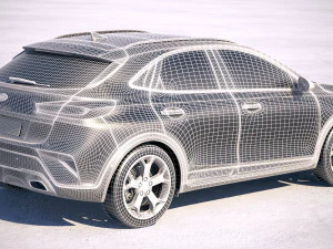 Kia Xceed 2020 3D Model