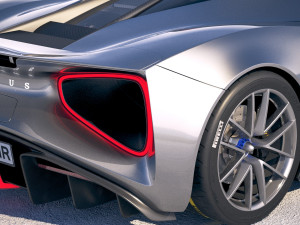 Lotus Evija 2020 3Dモデル