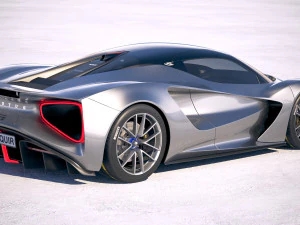 Lotus Evija 2020 3D Model