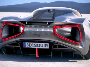 Lotus Evija 2020 3D Model