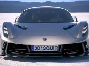 Lotus Evija 2020 3D Model