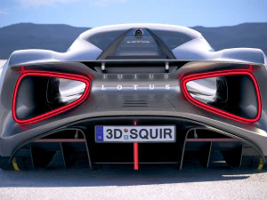 Lotus Evija 2020 3D Model
